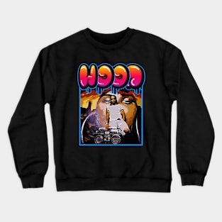 Hood Boy.Hip Hop Art Crewneck Sweatshirt